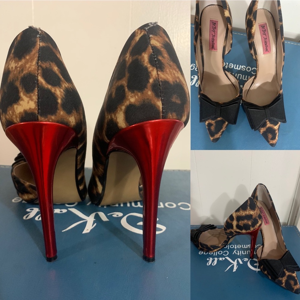 Leopard heels